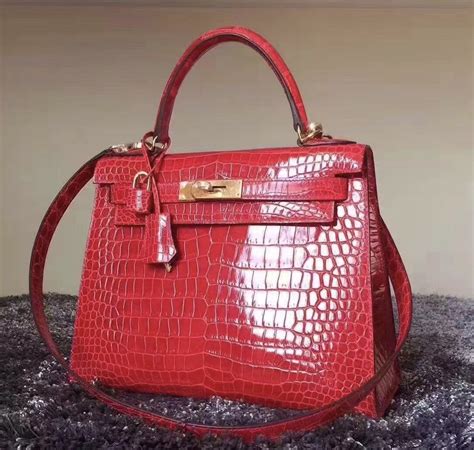 hermes kelly bag red crocodile|Hermes Kelly Bag buy online.